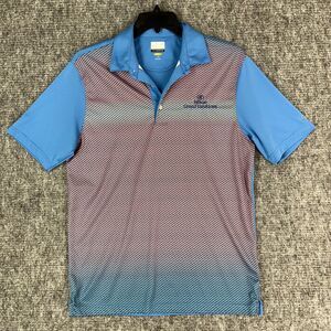 Greg Norman Shirt Large Mens Golf Polo Hilton Basic‎ Rugby Microfiber Play Dri